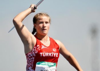 Münevver Hancı cirit atmada üçüncü oldu