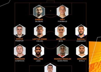 Michael Frey, UEFA Avrupa Ligi’nde haftanın 11’ine seçildi