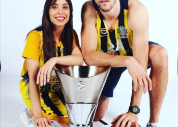 Jan Vesely ve eşi Natalija