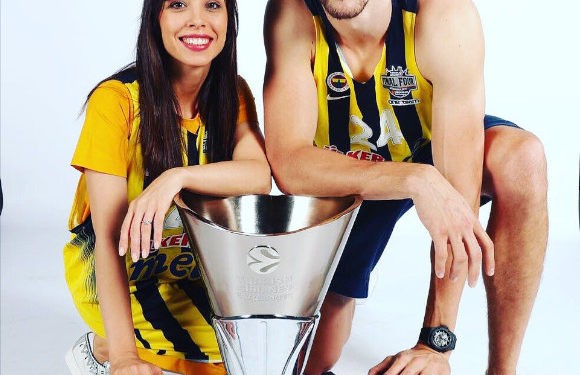 Jan Vesely ve eşi Natalija
