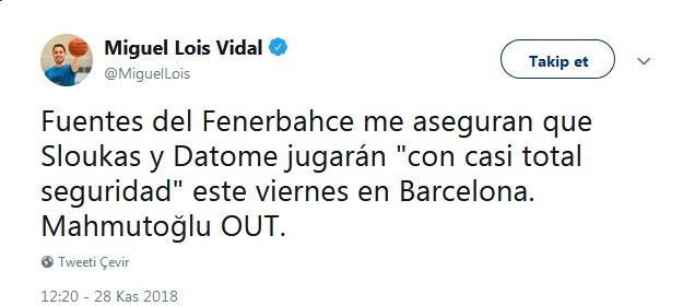 Miguel Lois Vidal tweet