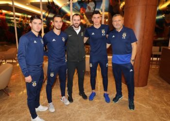 Ramil Guliyev’den futbolcularımıza ziyaret