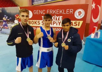 Boksörlerimizden Genç Erkekler Türkiye Ferdi Boks Şampiyonası’nda 3 altın madalya