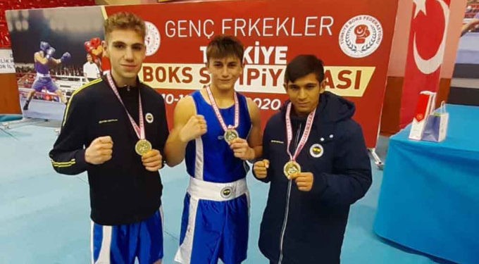 Boksörlerimizden Genç Erkekler Türkiye Ferdi Boks Şampiyonası’nda 3 altın madalya