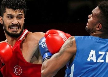 Milli boksörümüz Bayram Malkan, çeyrek finalde elendi