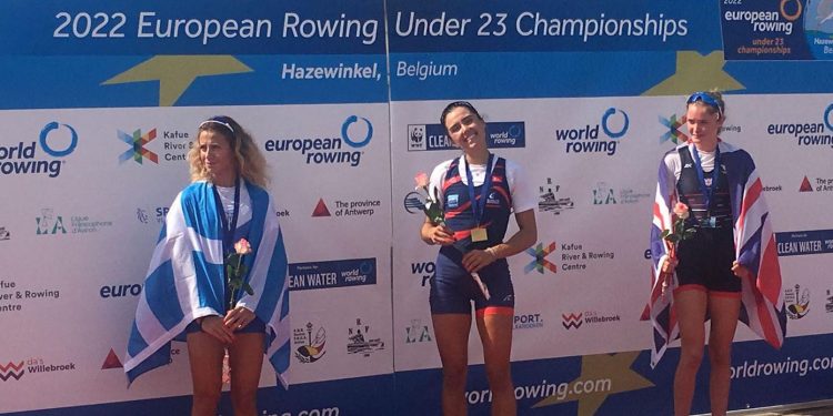 Fenerbahçeli milli kürekçi Elis Özbay Avrupa Şampiyonu