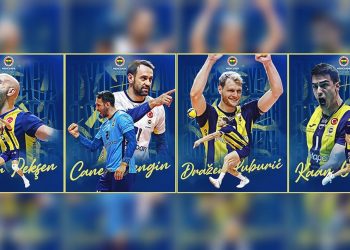 Fenerbahçe Erkek Voleybol Takımımızda dört imza