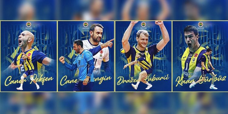 Fenerbahçe Erkek Voleybol Takımımızda dört imza